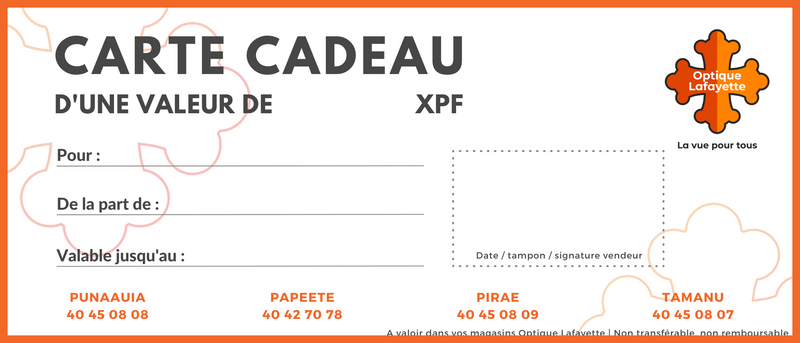 - Carte cadeau -