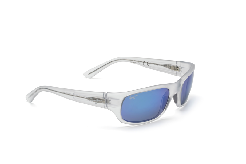 Bleu Hawaï - Notre traitement miroir bleu offre une nouvelle esthétique tout en vous procurant la meilleure amélioration des couleurs et l’excellente clarté de tous les verres Maui Jim.