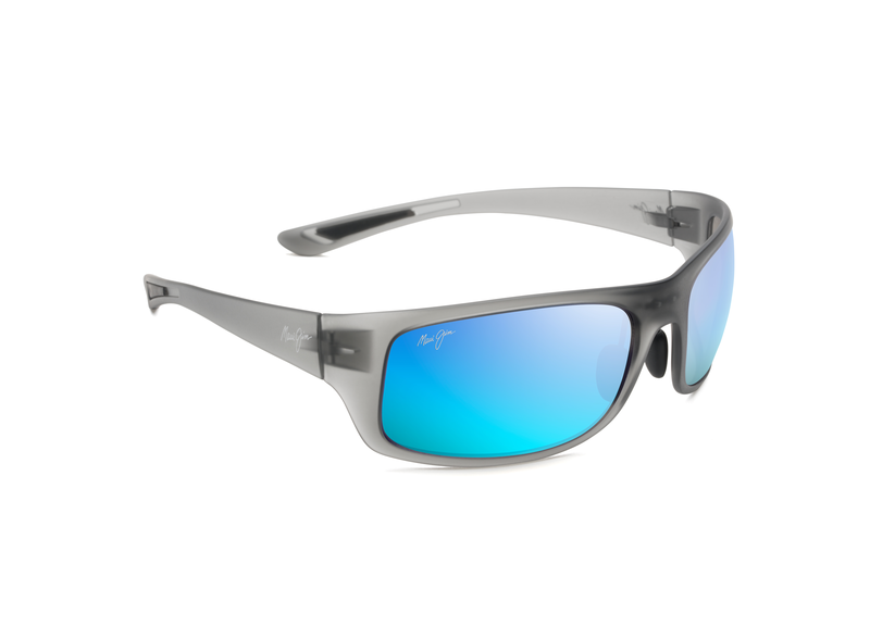 Bleu Hawaï - Notre traitement miroir bleu offre une nouvelle esthétique tout en vous procurant la meilleure amélioration des couleurs et l’excellente clarté de tous les verres Maui Jim.