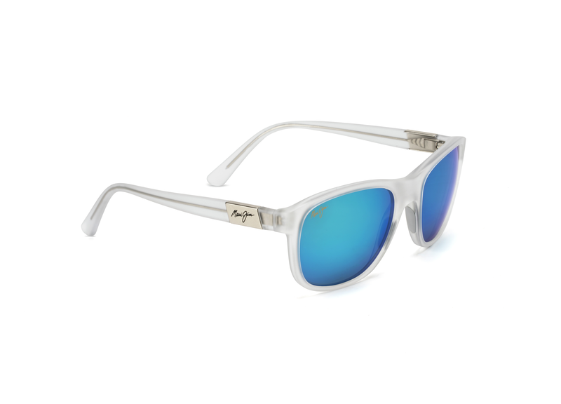 Bleu Hawaï - Notre traitement miroir bleu offre une nouvelle esthétique tout en vous procurant la meilleure amélioration des couleurs et l’excellente clarté de tous les verres Maui Jim.