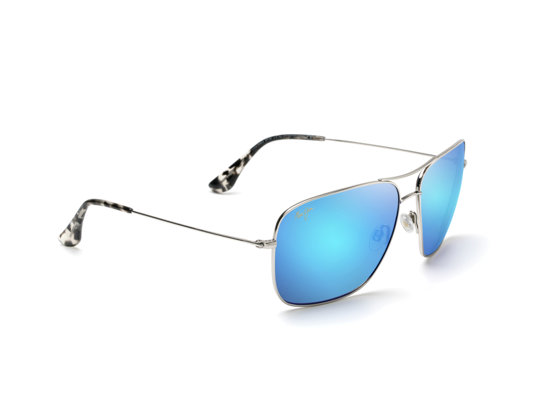 Bleu Hawaï - Notre traitement miroir bleu offre une nouvelle esthétique tout en vous procurant la meilleure amélioration des couleurs et l’excellente clarté de tous les verres Maui Jim.