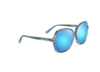 Bleu Hawaï - Notre traitement miroir bleu offre une nouvelle esthétique tout en vous procurant la meilleure amélioration des couleurs et l’excellente clarté de tous les verres Maui Jim.