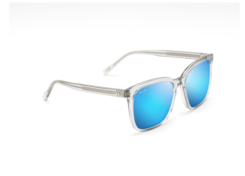 Bleu Hawaï - Notre traitement miroir bleu offre une nouvelle esthétique tout en vous procurant la meilleure amélioration des couleurs et l’excellente clarté de tous les verres Maui Jim.