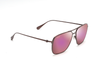 MAUI Sunrise - Notre traitement miroir rose offre une nouvelle esthétique à la mode tout en vous procurant la même amélioration des couleurs et l’excellente clarté de tous les verres Maui Jim.